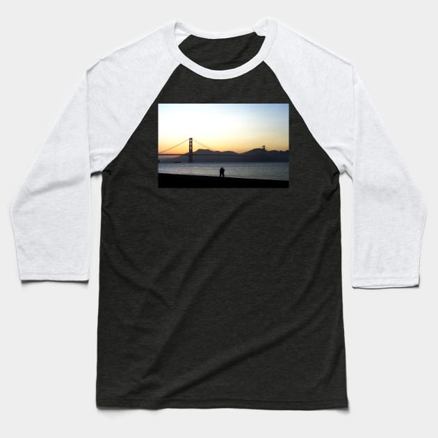 Enjoying The Sunset Baseball T-Shirt by BlakCircleGirl